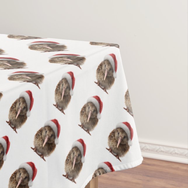 Toalha De Mesa Kiwi de Natal bonito, personalizado (Posição Original)