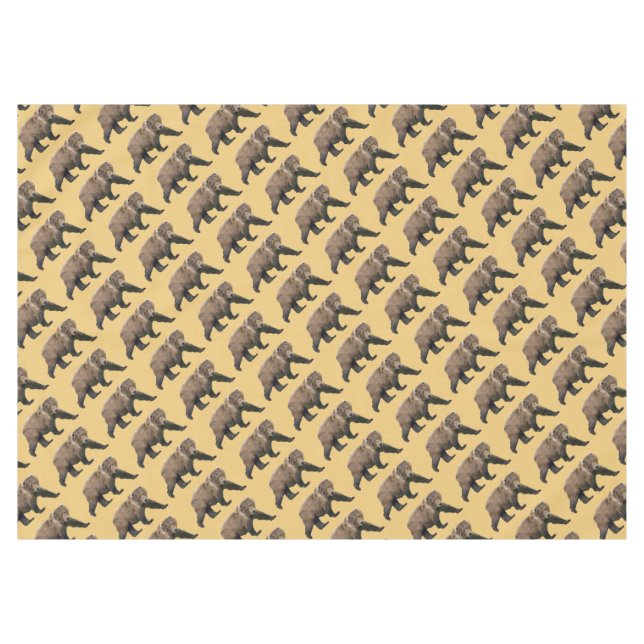Toalha De Mesa Kodiak Bear (Frente (Horizontal))