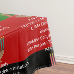 Toalha De Mesa KWANZAA Pan-Africano Personalizável