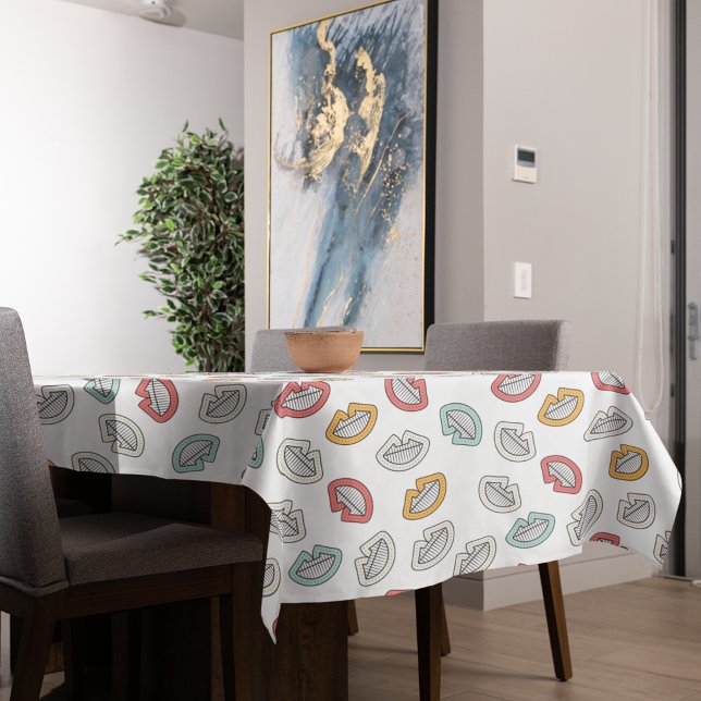 Toalha De Mesa Lábios de sorriso felizes (table cloth)