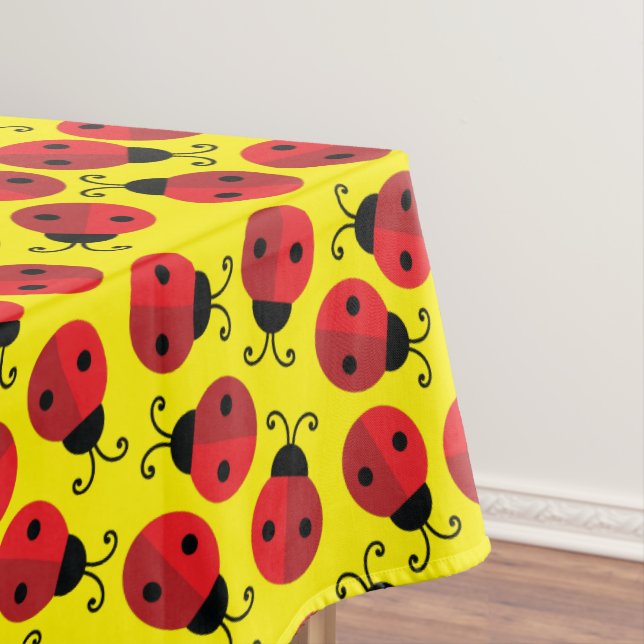 Toalha De Mesa Lady Bug Cute Kid's Ladybug Festa de aniversário (Posição Original)
