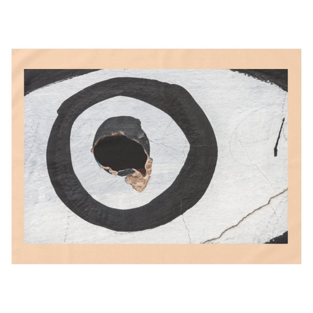 Toalha De Mesa lágrimas alvo (Frente (Horizontal))