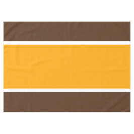 Toalha De Mesa Laranja Dourado Esportivo dos Anos 70 Listras Bran