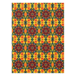 Toalha De Mesa Laranja Floral