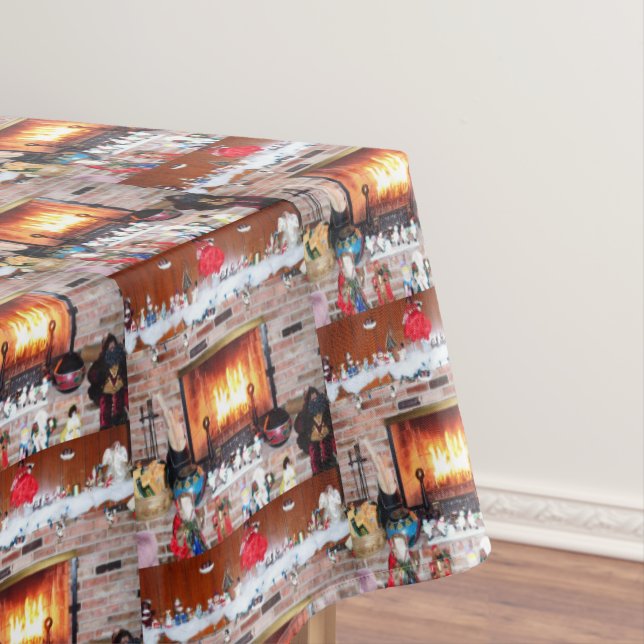 TOALHA DE MESA LAREIRA DE NATAL (Posição Original)