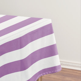 Toalha De Mesa Lavanda Clássica Roxo-e-Branco