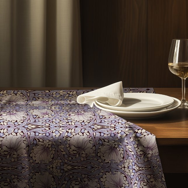 Toalha De Mesa Lavanda de Pimpernel William Morris Padrão Floral (Criador carregado)