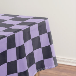 Toalha De Mesa Lavender haze checkerboard pattern