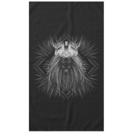 Toalha De Mesa Leão com Monograma Coroa