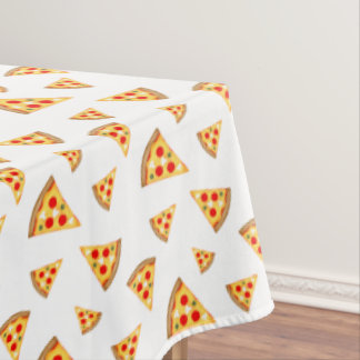 Toalha De Mesa Legal e divertido padrão de fatias de pizza em bra