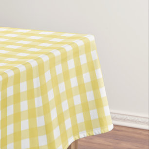 Toalha De Mesa Lemon Yellow Gingham