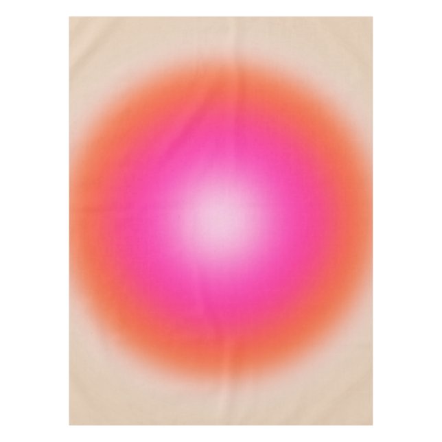 Toalha De Mesa Les Couleurs 12 Gradiente Laranja E Rosa (Frente)