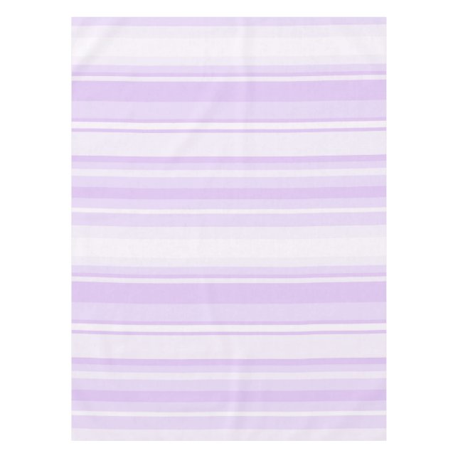Toalha De Mesa Lilac stripes (Frente)