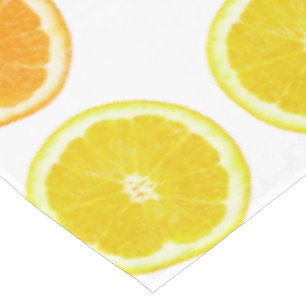Toalha De Mesa Limão de citrinos, laranja e fatias de Bolinhas d