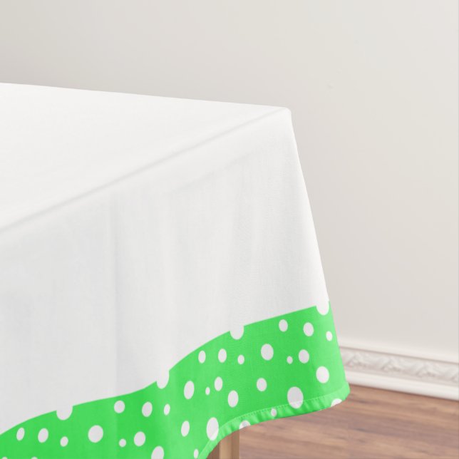 Toalha De Mesa Limão e Bolinhas brancas (Posição Original)