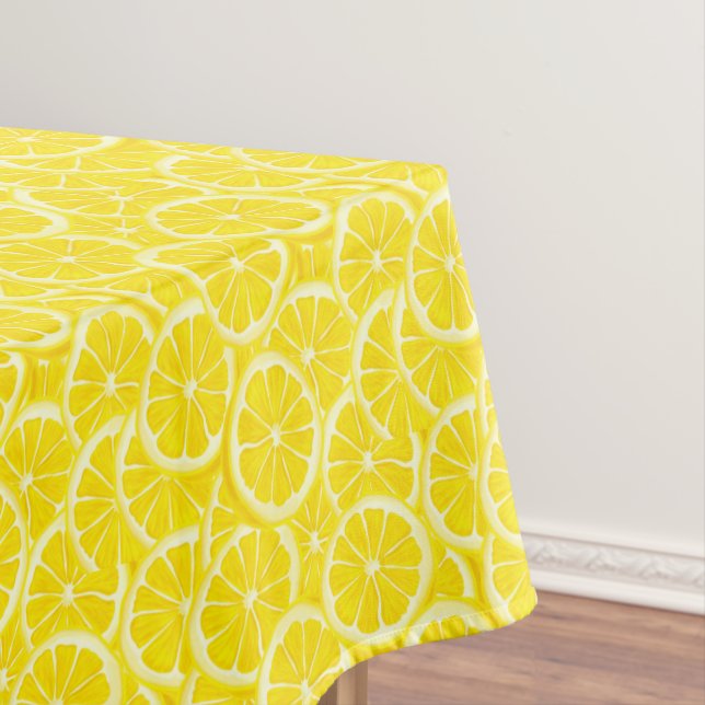 Toalha De Mesa Limões de Cotton Tablecloth (Posição Original)