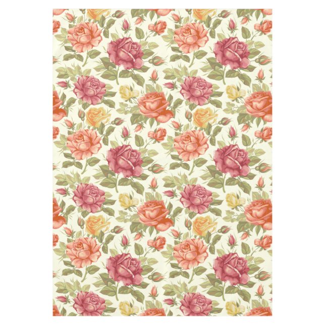 Toalha De Mesa Linda Floral (Frente)