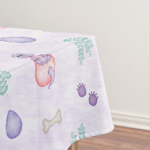 Lindo Dinossauro Roxo de Aniversário Infantil