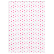 Lindos Pontos Pintados de Rosa Branco