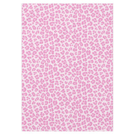 Toalha De Mesa Linha rosa-pré-papoila-leopardo - Poster de recebi