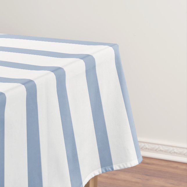 Toalha de mesa listra azul e branco (Posição Original)