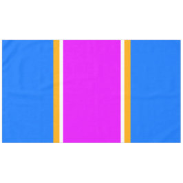 Toalha De Mesa Listras de corrida Azul Brilhante Rosa Laranja Bra