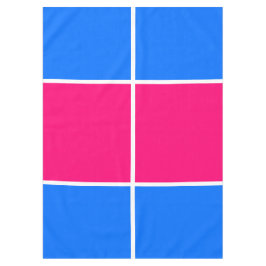 Toalha De Mesa Listras de corrida xadrez rosa azul e branco brilh