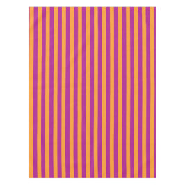 Toalha De Mesa Listras Laranja Roxo Padrão Sem Costura