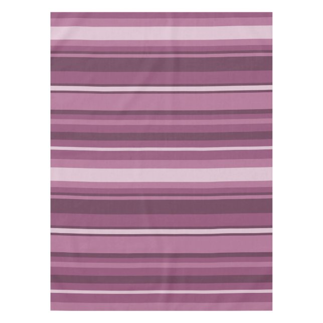 Toalha De Mesa Listras Mauve (Frente)