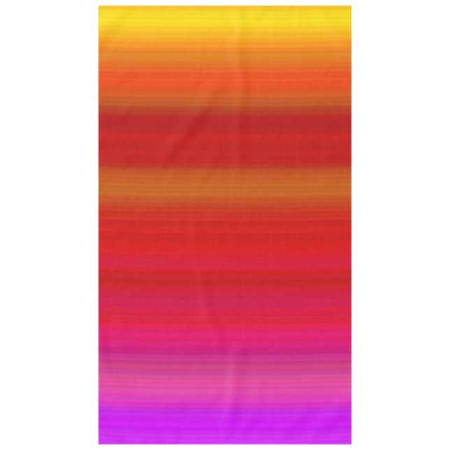Toalha De Mesa Listras Multicoloridas Abstratas (Frente)