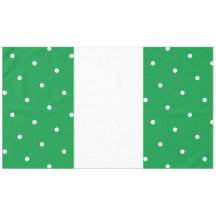 Listras Pontilhadas de Polka Verde Brilhante Festi