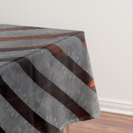 Toalha De Mesa Listras transversais cinzas, fitas de carbono, ver