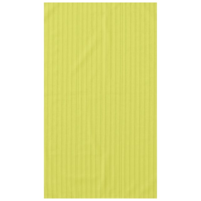 Toalha De Mesa Listras Verticais Verde Amarelo Chartreuse (Frente)