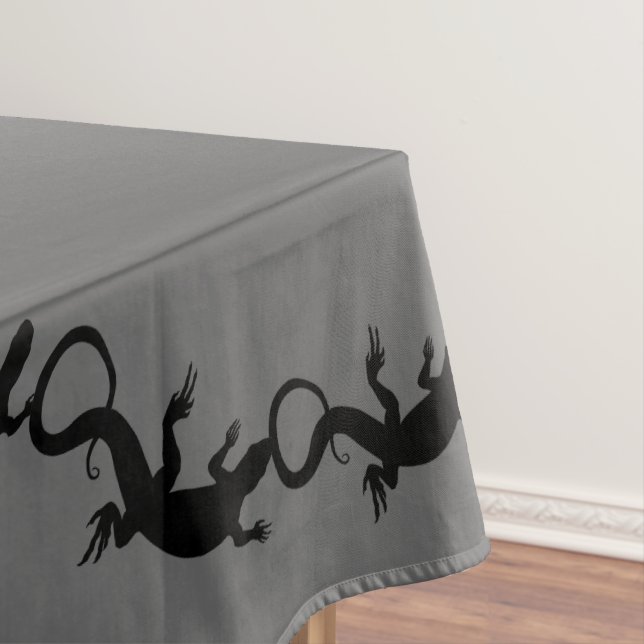 Toalha De Mesa Lizard Tablecloth Reptile / Lizard Art Tablecloth (Posição Original)