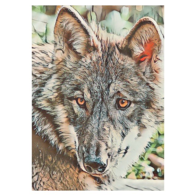 Toalha De Mesa lobo de toons (Frente)