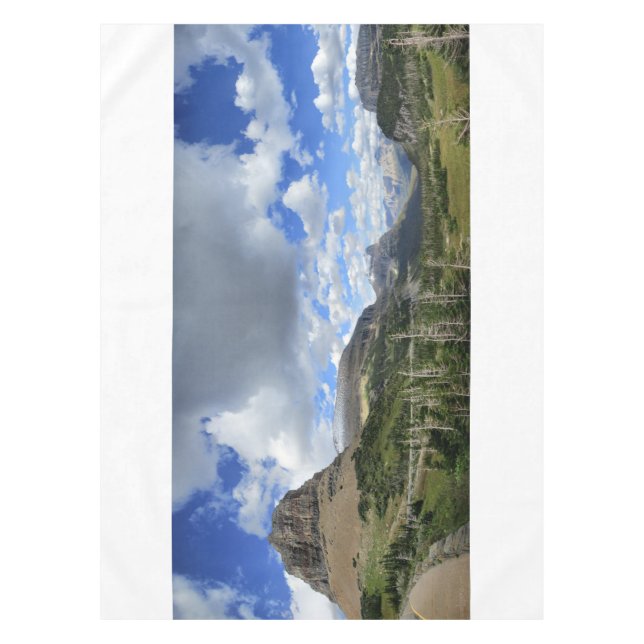 Toalha De Mesa Logan Pass Panorama - Parque Nacional Glacier (Frente)
