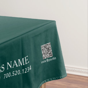 Toalha De Mesa Logotipo da Empresa Simple Green na Feira de Artes