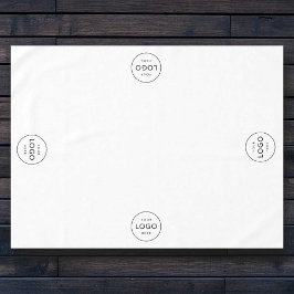 Toalha De Mesa Logotipo Personalizado 4 Círculos Empresa Restaura
