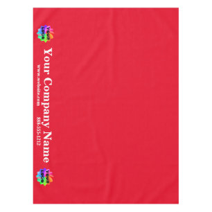 Toalha De Mesa Logotipo Personalizado do Red Trade Show Tableclot