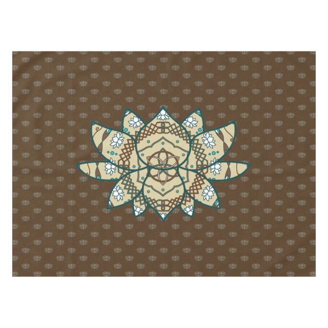 Toalha De Mesa Lotus Tablecloth (Frente (Horizontal))