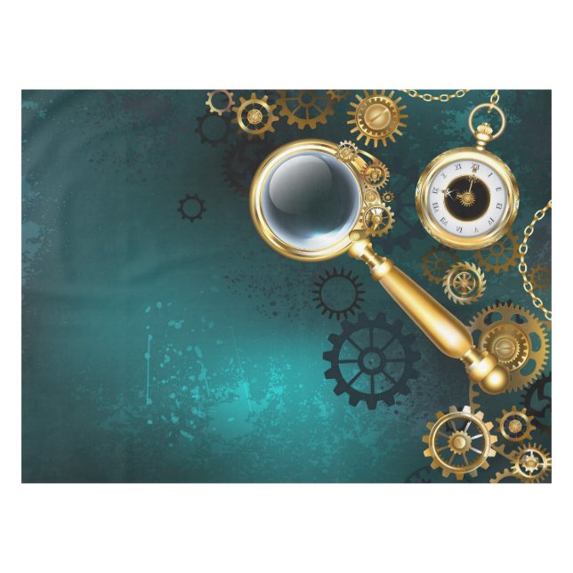 Toalha De Mesa Lupa no estilo Steampunk (Frente (Horizontal))