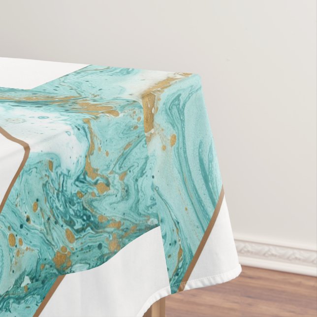 Toalha de Mesa Luxo Moderno Mármore Abstrato Multi (Posição Original)