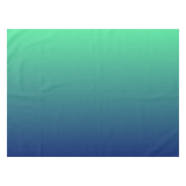 Toalha De Mesa Luz verde e azul (Frente (Horizontal))