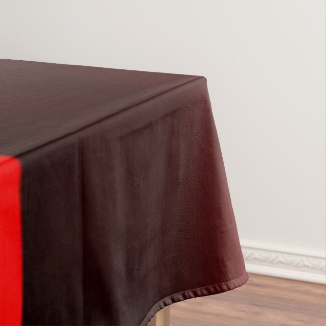 Toalha De Mesa Luzes de Cranberry e Preto (Posição Original)