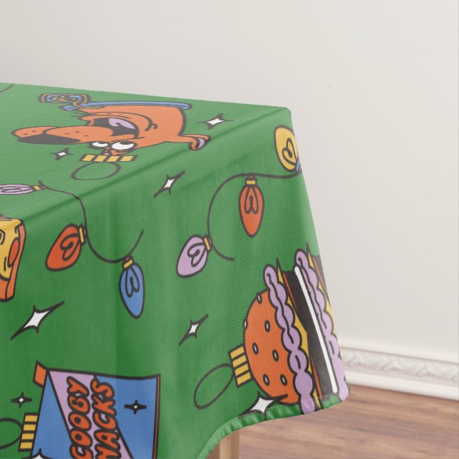 Toalha De Mesa Luzes de Natal com Petiscos do Scooby-Doo (Posição Original)