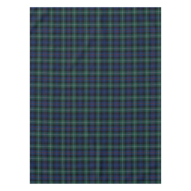 Toalha De Mesa MacKenzie Scottish Clan Xadrez Tartan (Frente)