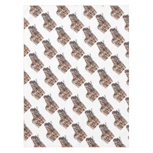 Toalha De Mesa Mãe Girafa com Baby Giraffe