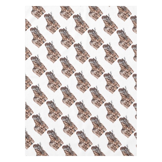 Toalha De Mesa Mãe Girafa com Baby Giraffe (Frente)