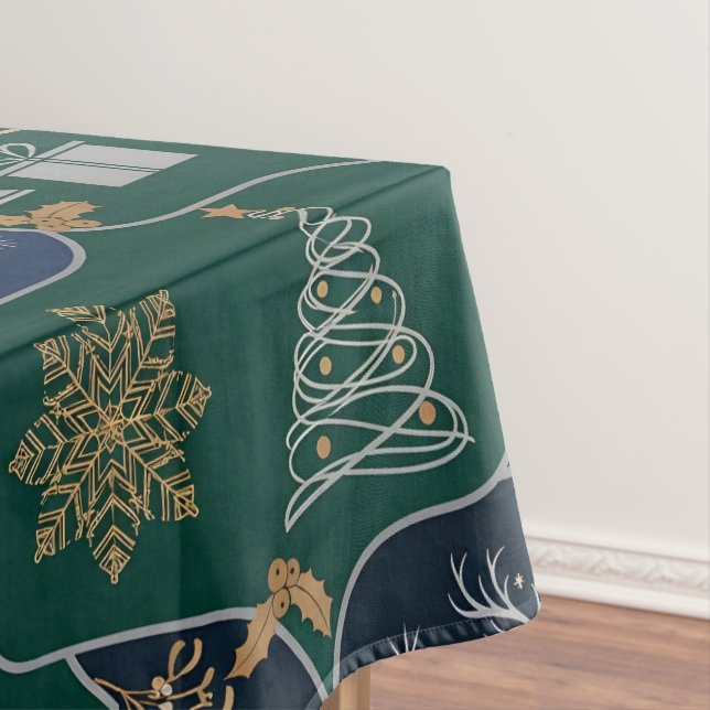 Toalha De Mesa Mágica de Natal Aconchegante (Posição Original)