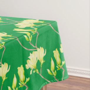 Toalha De Mesa Magnolias Amarelas em uma Tablecloth